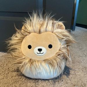 NWT 8” Francis Orange Lion Squishmallow with Mane Hair and Tail